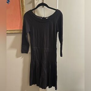 Milly Black Long Sleeve Dress